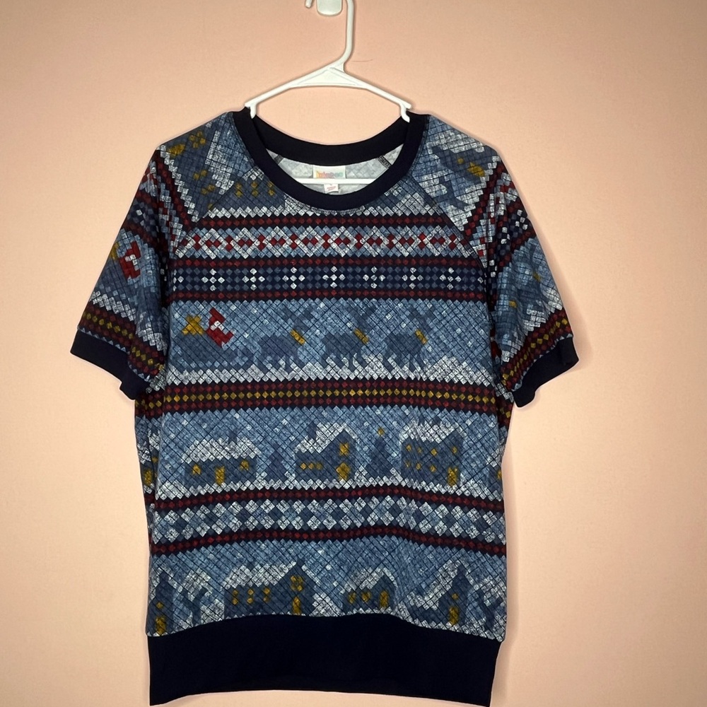 NWT LuLaRoe Jane Short Sleeve Sweatshirt